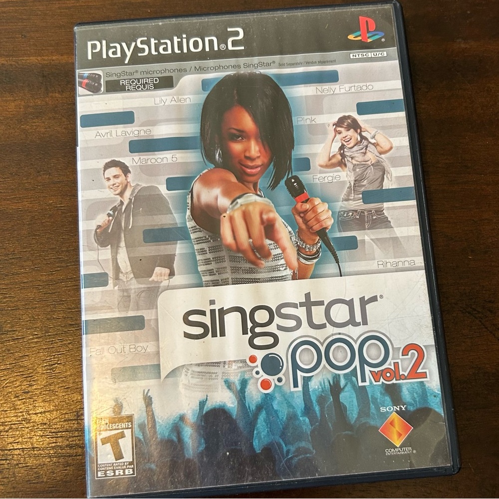 SingStar Pop Vol. 2 for PlayStation 2 - Vintage Y2K PS2 Video Game